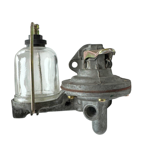 Vintage 1940s 1950s | V8 | Single Action Fuel Pump | With Glass Bowl Auto Part Filter | New Supply Pump